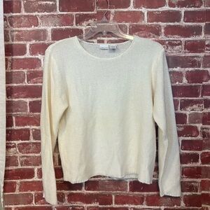 Cherokee Off-White Knit Sweater